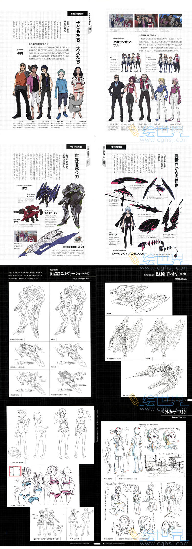 [会员][设定集] 交响诗篇AO EUREKA SEVEN AO OFFICIAL COMPLETE FILE