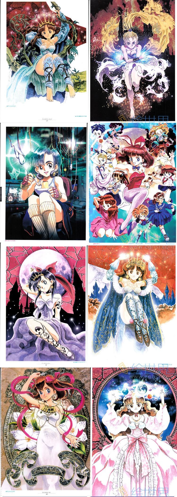 [会员][插画集] 赤井孝美画集 TAKAMI AKAI Art Works MERRY GIRLS