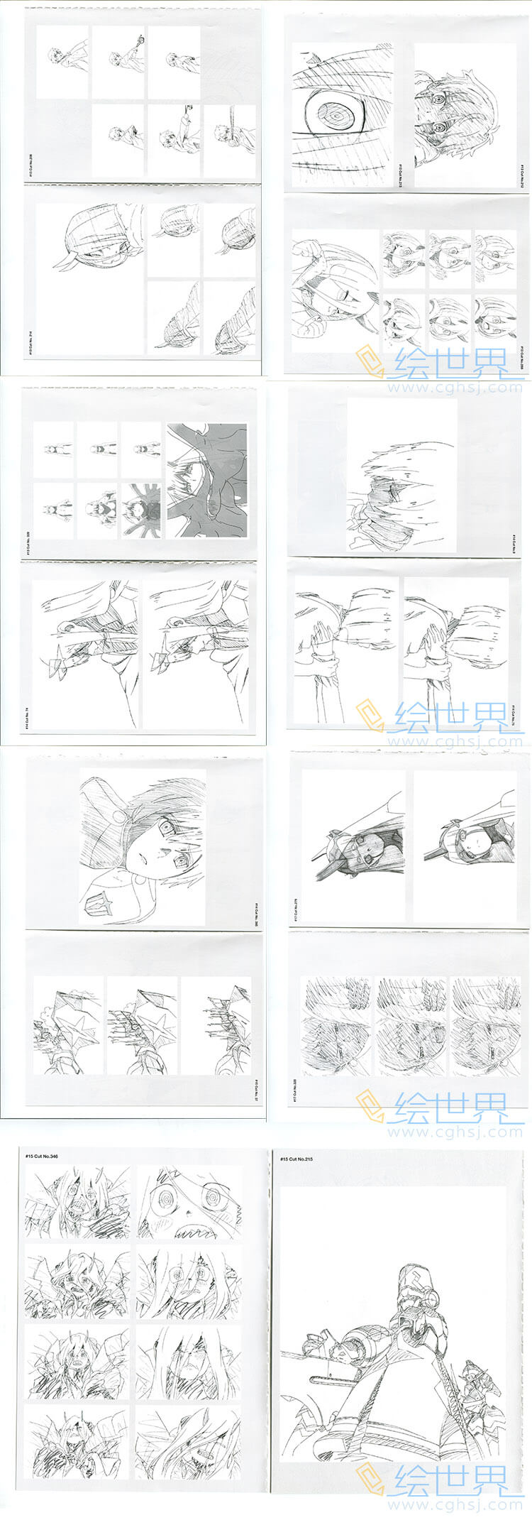 [会员][设定集] DARLING IN THE FRANXX BD key animation book 3